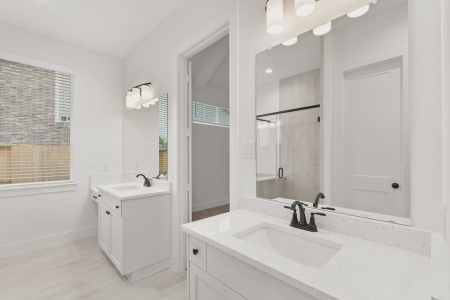 Representative furnished interior of a home built from the Palmer by Chesmar Homes in Riceland Alley Loads, Mont Belvieu (Image 16).