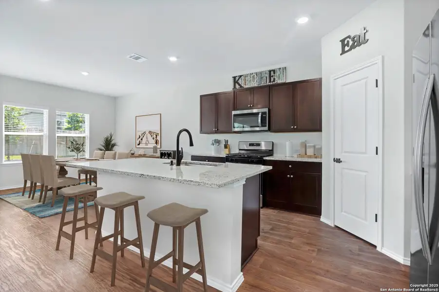 Furnished interior view inside a new home in , San Antonio (Image 3). Furnished interior view inside a new home in , San Antonio (Image 3).