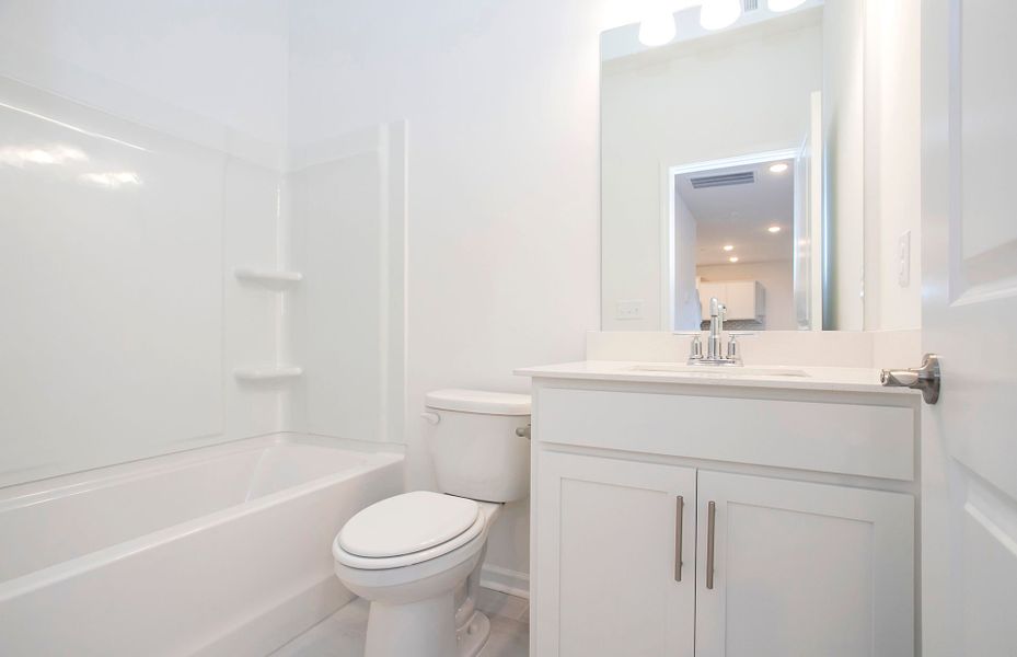 Homesite 96 Secondary Bathroom in new home construction by Pulte Homes Nashville