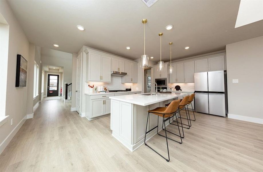 Furnished interior view inside a new home in Amira: Signature Collection, Tomball (Image 3). Furnished interior view inside a new home in Amira: Signature Collection, Tomball (Image 3).