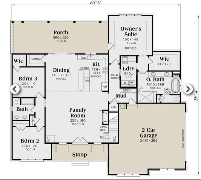 2D floor plan layout of this home in , Paradise, TX (Image 5). 2D floor plan layout of this home in , Paradise, TX (Image 5).