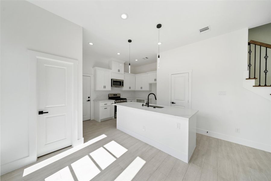 Furnished interior view inside a new home in , Houston (Image 6).