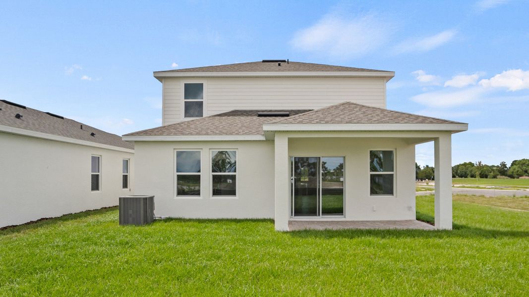 The Naples Back Exterior Quick Move-In Home at Willowbrook North by DRB Homes in Winter Haven, FL The Naples Back Exterior Quick Move-In Home at Willowbrook North by DRB Homes in Winter Haven, FL