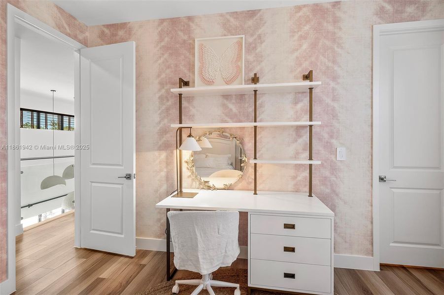 Furnished interior view inside a new home in , Miami (Image 69). Furnished interior view inside a new home in , Miami (Image 69).