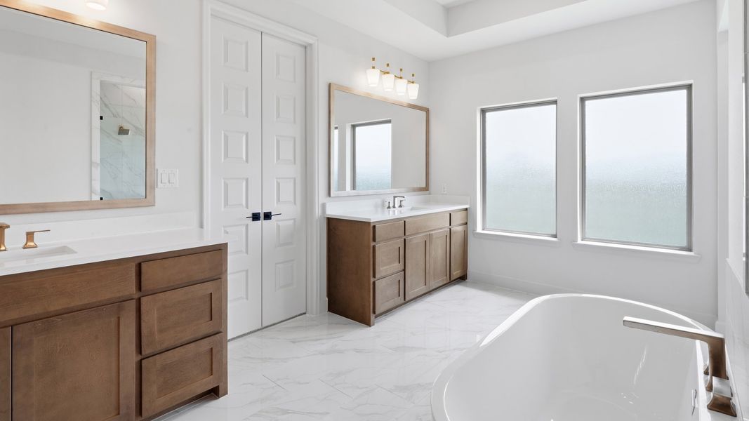 Furnished interior view inside a new home in Landmark, Denton (Image 14).