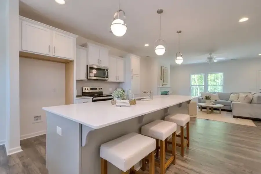 Representative furnished interior of a home built from the Devin by True Homes in Deerwood Place, North Charleston (Image 3).