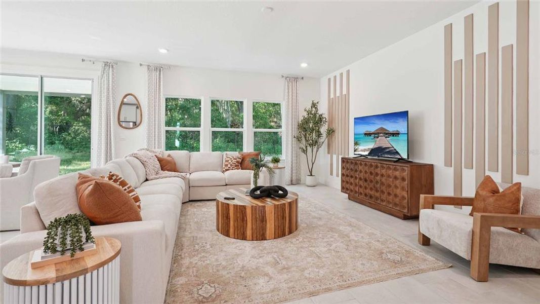 Furnished interior view inside a new home in Sandal Key, Weeki Wachee (Image 3). Furnished interior view inside a new home in Sandal Key, Weeki Wachee (Image 3).