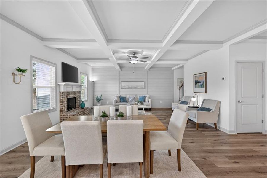 Furnished interior view inside a new home in , Auburn (Image 10).