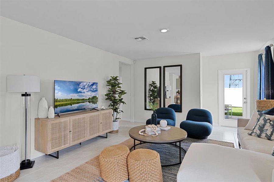 Furnished interior view inside a new home in , Davenport (Image 3).