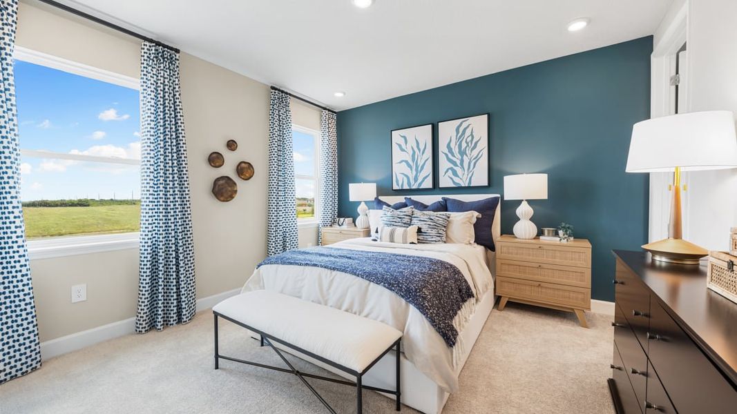 Furnished interior view inside a new home in Indigo Creek, Apollo Beach (Image 13).
