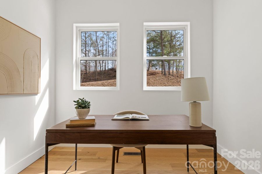 Furnished interior view inside a new home in , Asheville (Image 15).