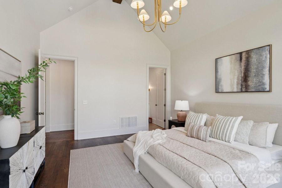 Furnished interior view inside a new home in , Charlotte (Image 36). Furnished interior view inside a new home in , Charlotte (Image 36).