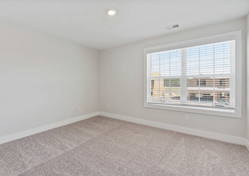 Each bedroom has a closet