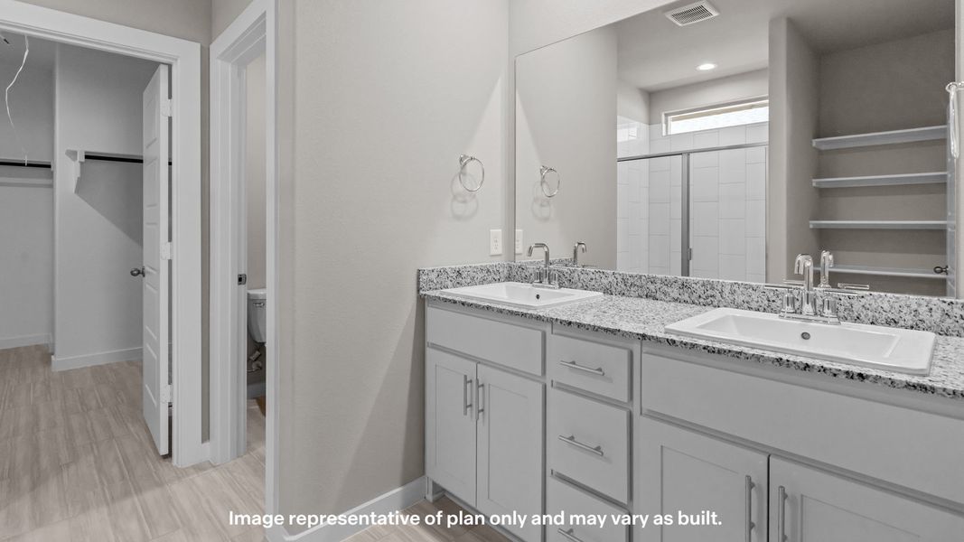 Furnished interior view inside a new home in Homestead at Parks Bell Ranch, Odessa (Image 7).