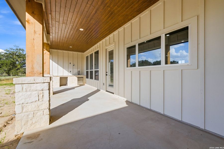 Exterior details and patio area of a home in , Floresville (Image 3). Exterior details and patio area of a home in , Floresville (Image 3).