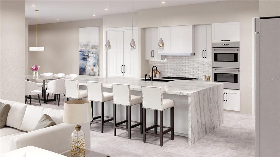 Furnished interior view inside a new home in , Tarpon Springs (Image 6). Furnished interior view inside a new home in , Tarpon Springs (Image 6).