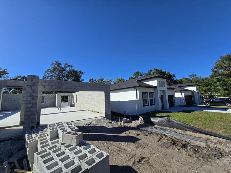 In-progress construction of a new home in , Clearwater, FL (Image 20). In-progress construction of a new home in , Clearwater, FL (Image 20).