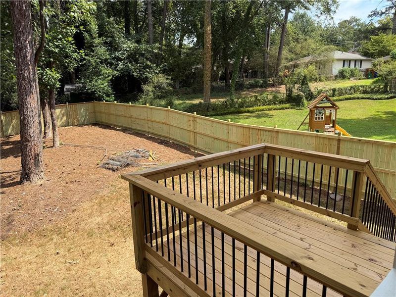Exterior details and patio area of a home in , Atlanta (Image 29).