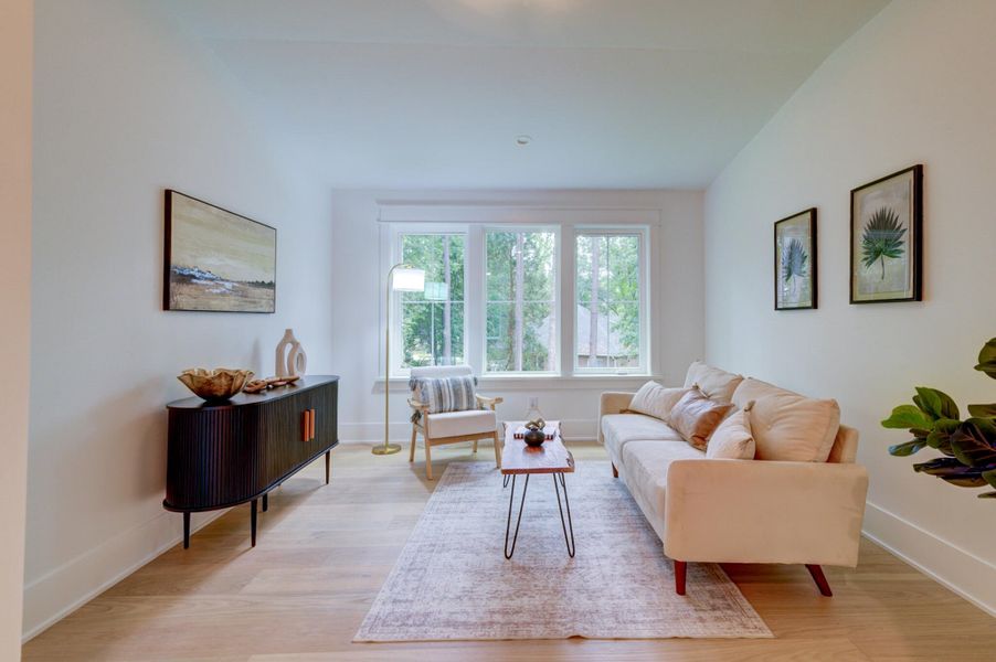 Furnished interior view inside a new home in , Hollywood (Image 12).
