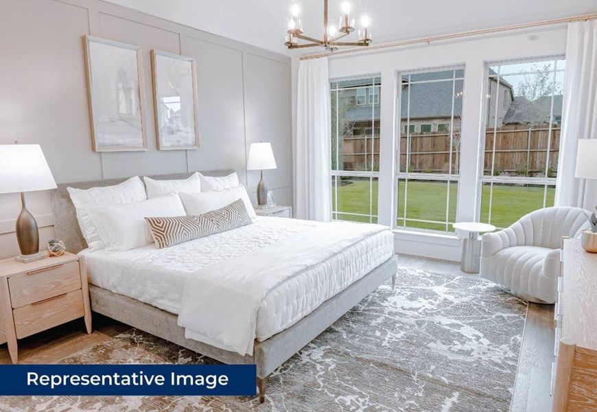 Representative furnished interior of a home built from the Inwood F by First Texas Homes in The Villages of Hurricane Creek, Anna (Image 9).