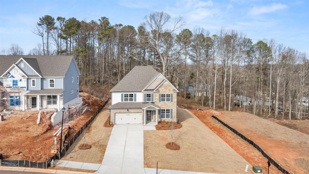 In-progress construction of a new home in Holland Estates, Powder Springs, GA (Image 53). In-progress construction of a new home in Holland Estates, Powder Springs, GA (Image 53).