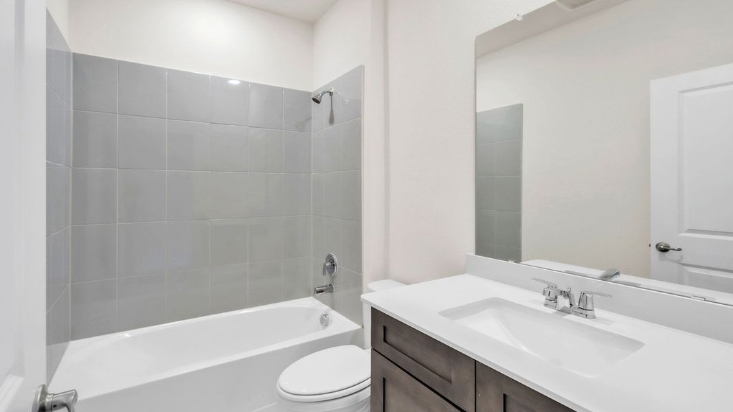 Furnished interior view inside a new home in The Landing at Hidden Lakes, McKinney (Image 8).