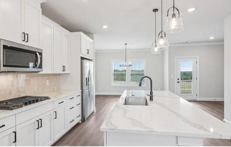 Furnished interior view inside a new home in , Cumming (Image 4). Furnished interior view inside a new home in , Cumming (Image 4).