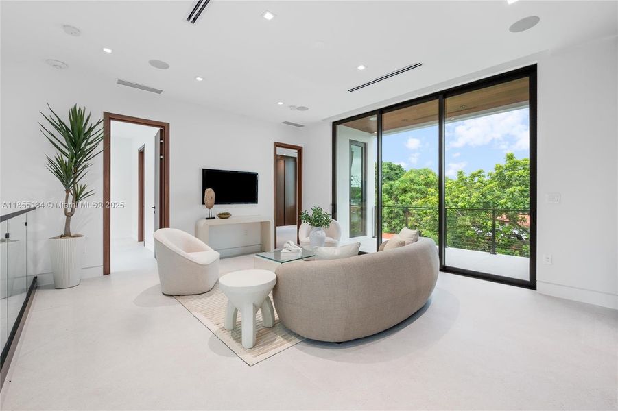 Furnished interior view inside a new home in , Miami (Image 34). Furnished interior view inside a new home in , Miami (Image 34).