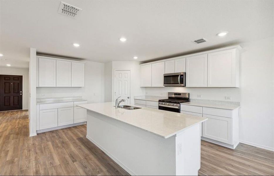 Furnished interior view inside a new home in Verandah, Royse City (Image 4). Furnished interior view inside a new home in Verandah, Royse City (Image 4).