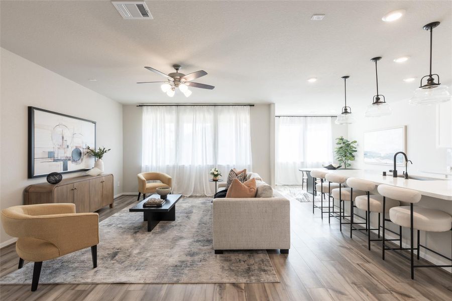Furnished interior view inside a new home in Dellrose, Hockley (Image 7). Furnished interior view inside a new home in Dellrose, Hockley (Image 7).