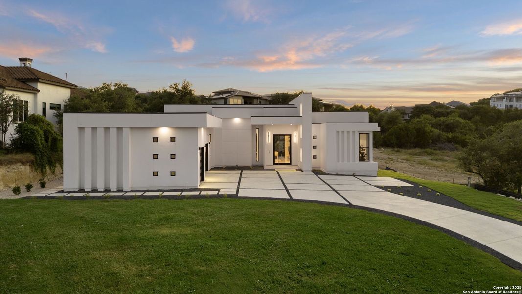 Front exterior of a new home in , San Antonio, TX, highlighting curb appeal (Image 25). Front exterior of a new home in , San Antonio, TX, highlighting curb appeal (Image 25).
