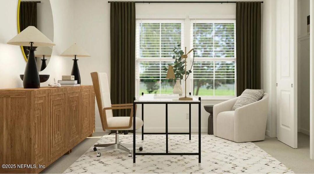 Furnished interior view inside a new home in Russell Retreat, Green Cove Springs (Image 7).