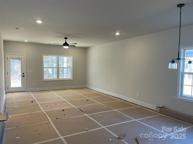 In-progress construction of a new home in Kerns Ridge, Salisbury, NC (Image 5).