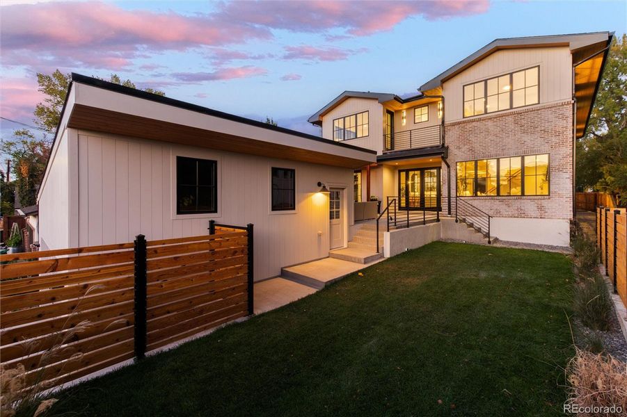 Exterior details and patio area of a home in , Denver (Image 22). Exterior details and patio area of a home in , Denver (Image 22).