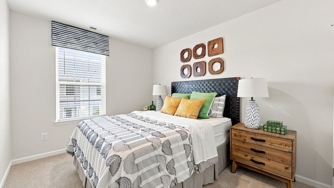 Furnished interior view inside a new home in The Townes at Hunter Hill, Rocky Mount (Image 24).