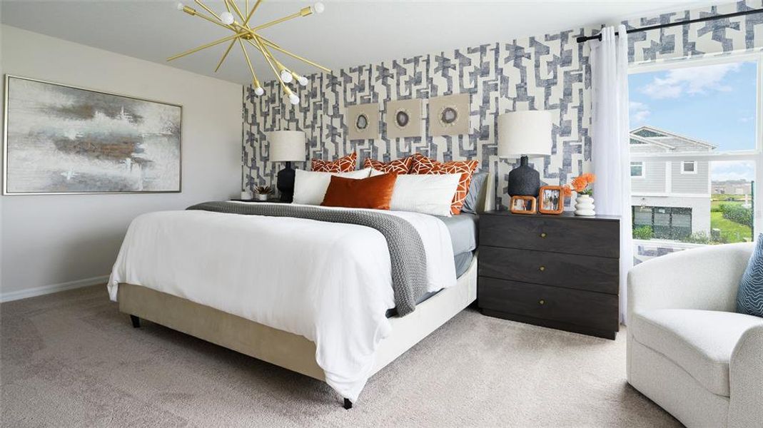 Furnished interior view inside a new home in Wynnstone, Davenport (Image 9). Furnished interior view inside a new home in Wynnstone, Davenport (Image 9).