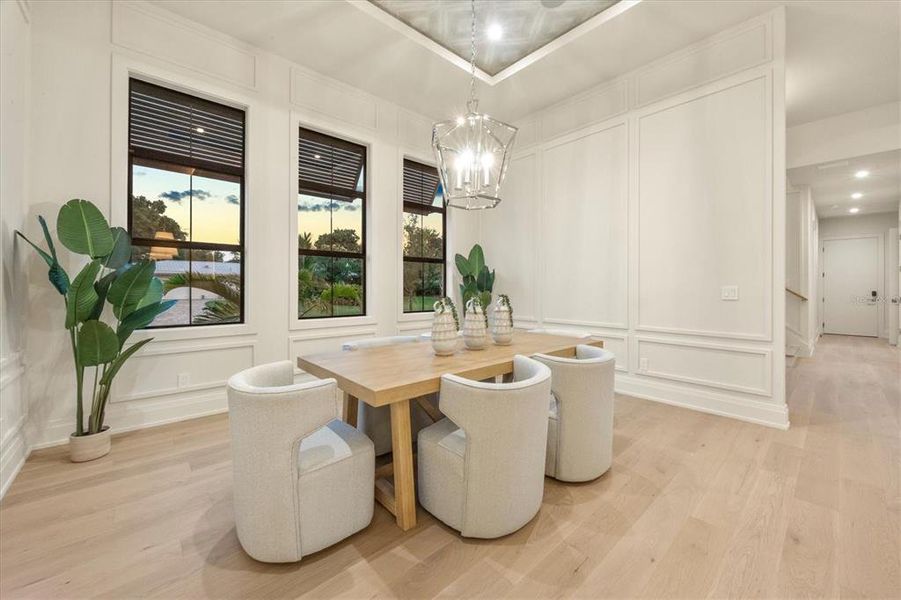 Furnished interior view inside a new home in , Sarasota (Image 50).