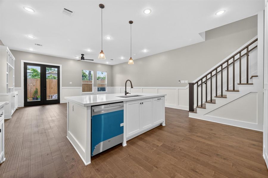 Furnished interior view inside a new home in , Houston (Image 12).