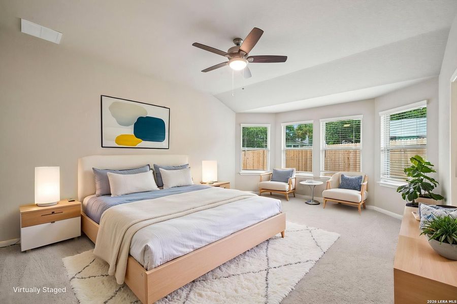 Furnished interior view inside a new home in Royal Crest, San Antonio (Image 13).