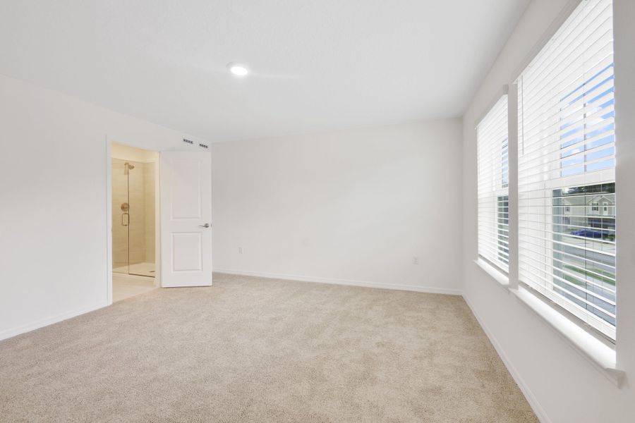 Spacious, unfurnished interior of a new home in Towns at Riverwalk, Sanford (Image 20). Spacious, unfurnished interior of a new home in Towns at Riverwalk, Sanford (Image 20).