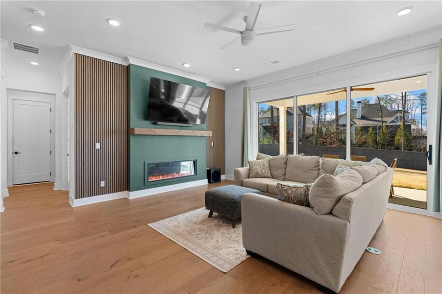 Furnished interior view inside a new home in , Marietta (Image 6).