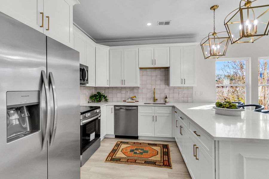 Furnished interior view inside a new home in , Charleston (Image 8).