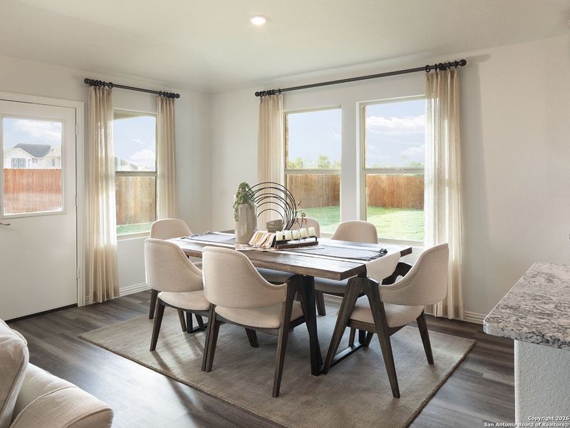 Furnished interior view inside a new home in Fox Falls, Boerne (Image 4).