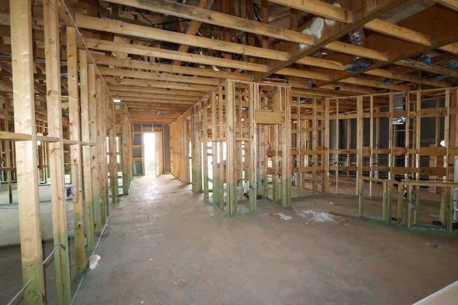 In-progress construction of a new home in Escondido 60' Homesites, Magnolia, TX (Image 25).