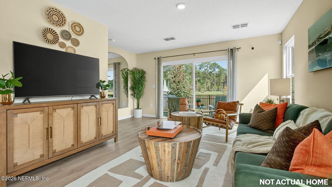 Furnished interior view inside a new home in Trout River, Jacksonville (Image 13).