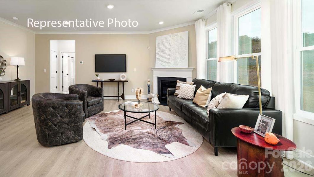 Furnished interior view inside a new home in Sylvan Creek, Denver (Image 27).