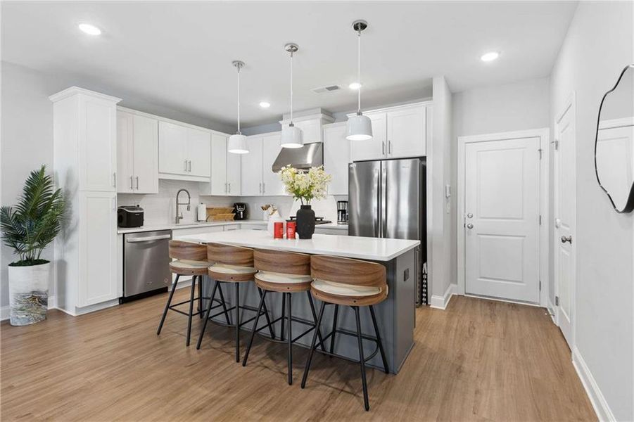 Furnished interior view inside a new home in , Atlanta (Image 6).