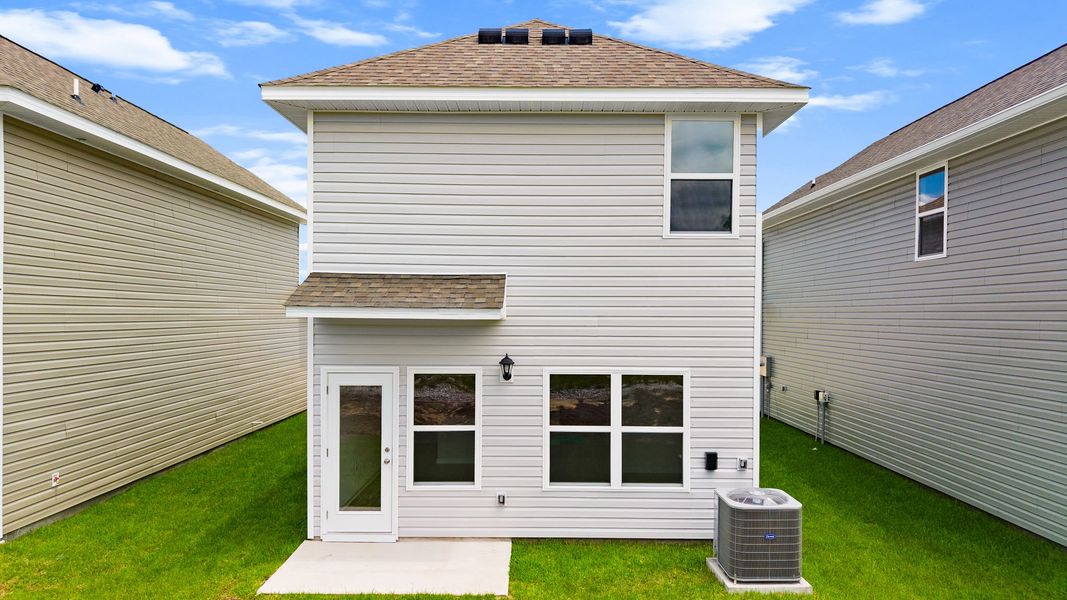 Exterior details and patio area of a home in Salt Pines, Port Saint Joe (Image 18).