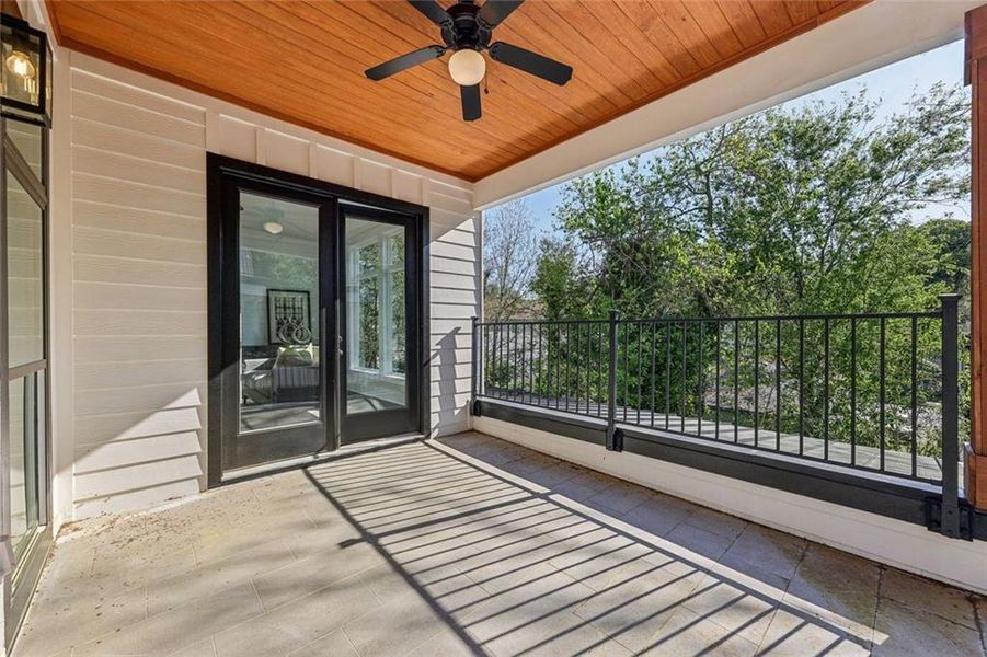 Exterior details and patio area of a home in , Atlanta (Image 4).