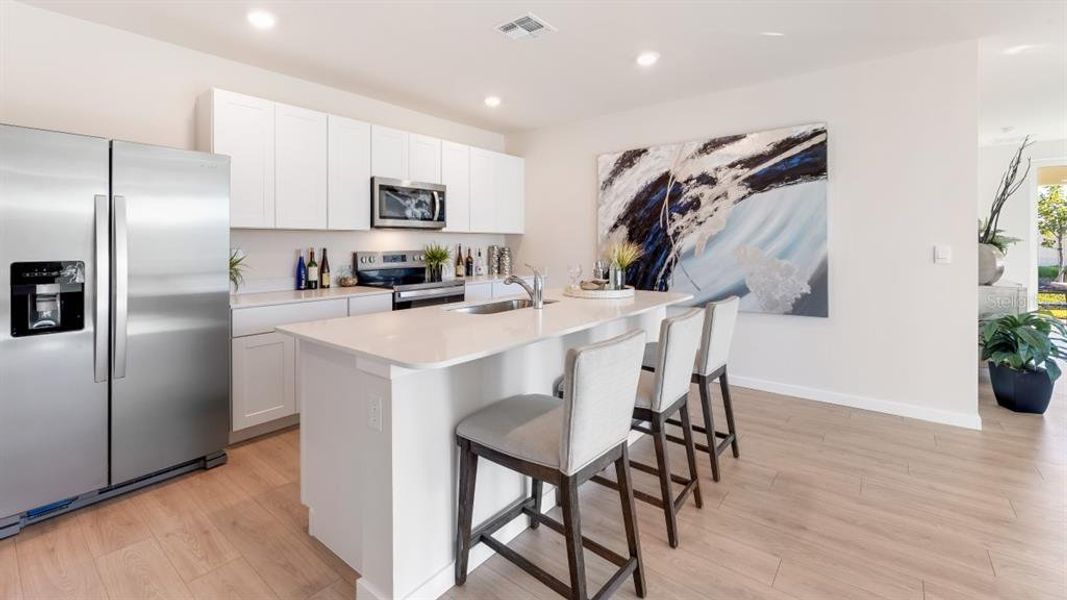 Furnished interior view inside a new home in Sea Cove, Punta Gorda (Image 14).